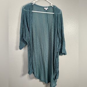 LulaRow lace cover up size large